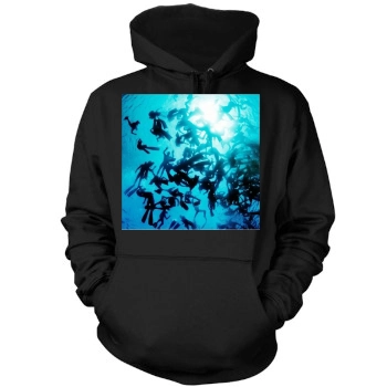 Underwater World Mens Pullover Hoodie Sweatshirt