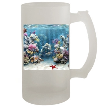 Underwater World 16oz Frosted Beer Stein