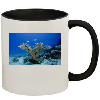 Underwater World 11oz Colored Inner & Handle Mug