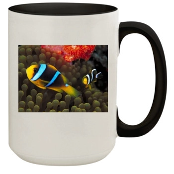 Underwater World 15oz Colored Inner & Handle Mug