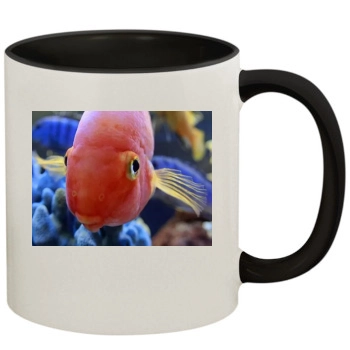 Underwater World 11oz Colored Inner & Handle Mug