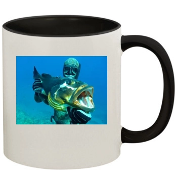 Underwater World 11oz Colored Inner & Handle Mug