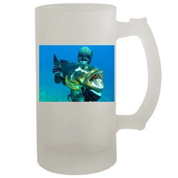 Underwater World 16oz Frosted Beer Stein