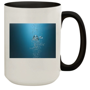 Underwater World 15oz Colored Inner & Handle Mug