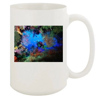 Underwater World 15oz White Mug