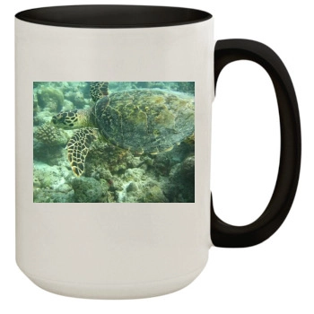 Underwater World 15oz Colored Inner & Handle Mug