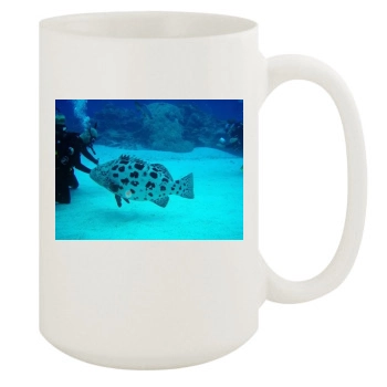 Underwater World 15oz White Mug