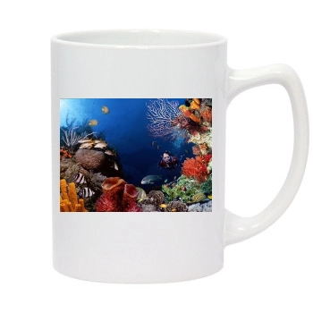 Underwater World 14oz White Statesman Mug