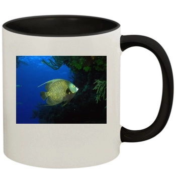 Underwater World 11oz Colored Inner & Handle Mug