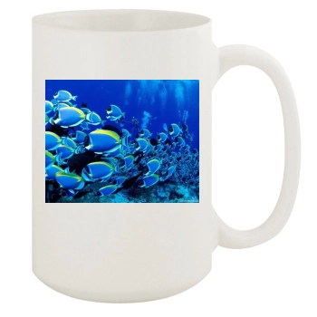 Underwater World 15oz White Mug