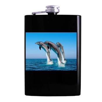 Underwater World Hip Flask