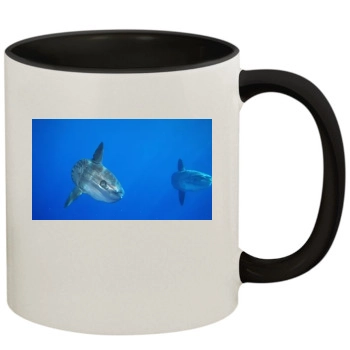 Underwater World 11oz Colored Inner & Handle Mug