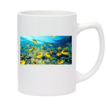 Underwater World 14oz White Statesman Mug