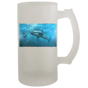 Underwater World 16oz Frosted Beer Stein