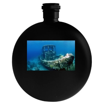 Underwater World Round Flask