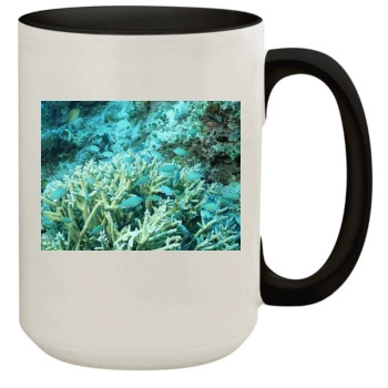 Underwater World 15oz Colored Inner & Handle Mug