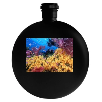 Underwater World Round Flask