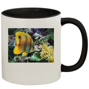 Underwater World 11oz Colored Inner & Handle Mug