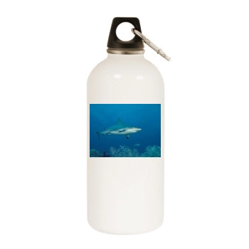 Underwater World White Water Bottle With Carabiner