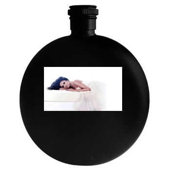 Selena Gomez Round Flask