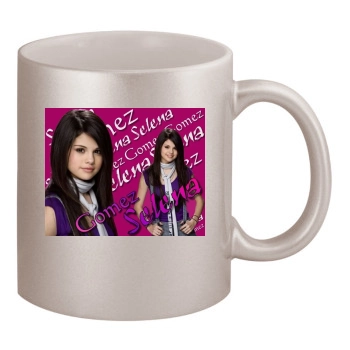 Selena Gomez 11oz Metallic Silver Mug