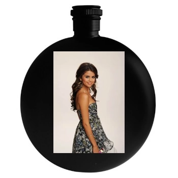 Selena Gomez Round Flask