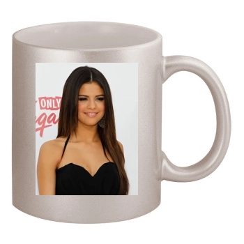 Selena Gomez 11oz Metallic Silver Mug