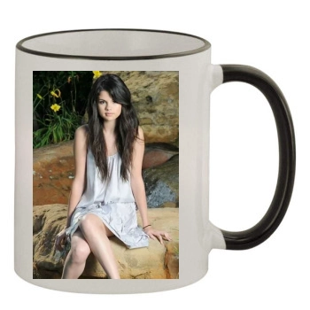 Selena Gomez 11oz Colored Rim & Handle Mug