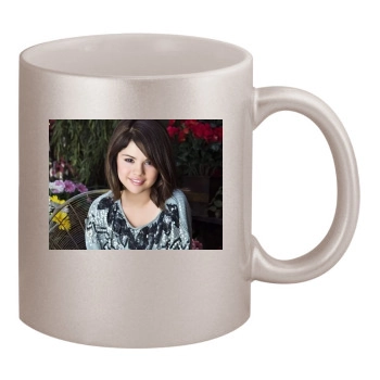 Selena Gomez 11oz Metallic Silver Mug