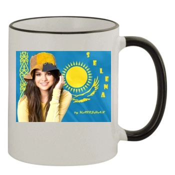 Selena Gomez 11oz Colored Rim & Handle Mug