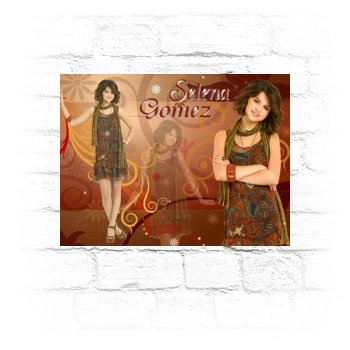 Selena Gomez Metal Wall Art