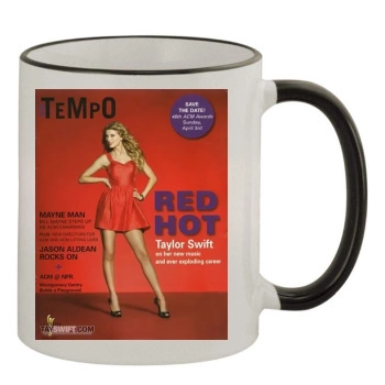 Taylor Swift 11oz Colored Rim & Handle Mug