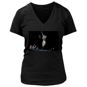 Taylor Swift Women's Deep V-Neck TShirt