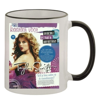 Taylor Swift 11oz Colored Rim & Handle Mug