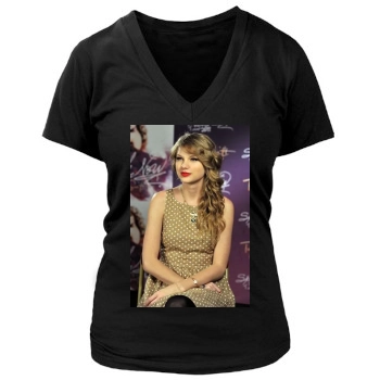 Taylor Swift Women's Deep V-Neck TShirt