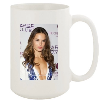 Alessandra Ambrosio 15oz White Mug