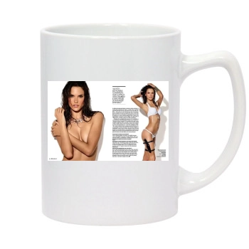 Alessandra Ambrosio 14oz White Statesman Mug