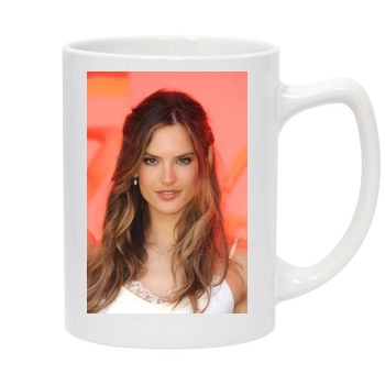 Alessandra Ambrosio 14oz White Statesman Mug