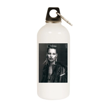 Andrew Garfield White Water Bottle With Carabiner