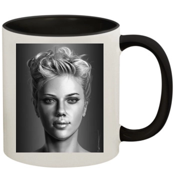 Scarlett Johansson 11oz Colored Inner & Handle Mug