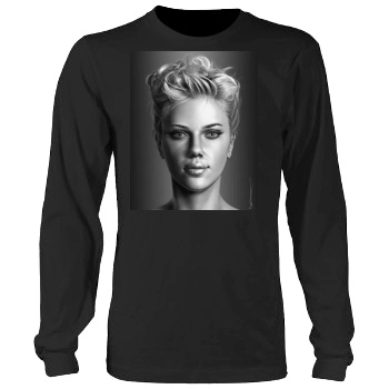 Scarlett Johansson Men's Heavy Long Sleeve TShirt