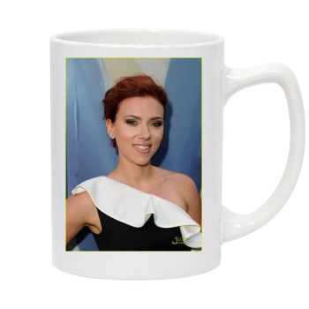 Scarlett Johansson 14oz White Statesman Mug