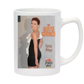 Scarlett Johansson 14oz White Statesman Mug