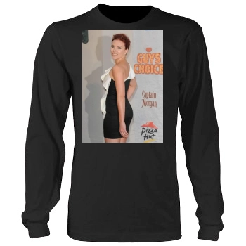 Scarlett Johansson Men's Heavy Long Sleeve TShirt