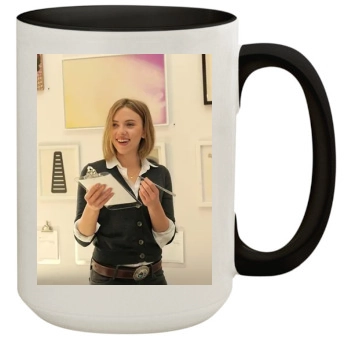 Scarlett Johansson 15oz Colored Inner & Handle Mug