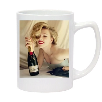 Scarlett Johansson 14oz White Statesman Mug