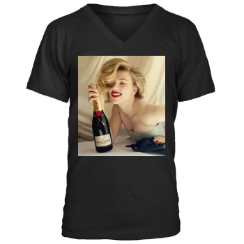 Scarlett Johansson Men's V-Neck T-Shirt