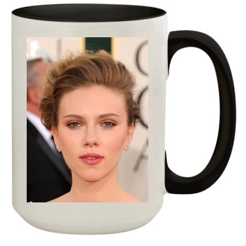 Scarlett Johansson 15oz Colored Inner & Handle Mug