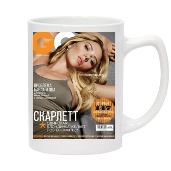 Scarlett Johansson 14oz White Statesman Mug