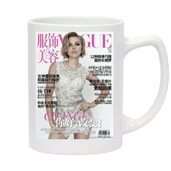 Scarlett Johansson 14oz White Statesman Mug